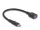Delock USB 10 Gbps Adapter USB Type-C  apa   A-típusú anya 19 cm 60 W QC 3.0 fekete (67179)