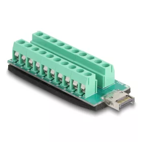   Delock USB E-típusú A kulcsos USB dugó - Csatlakozóblokkos adapter 20 tűs (67188)