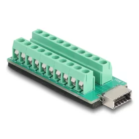   Delock USB E-típusú A kulcsos USB anya - Csatlakozóblokkos adapter 20 tűs (67189)