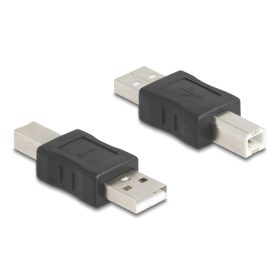   Delock USB 2.0 adapter A-típusú USB apa - B-típusú USB apa (67198)
