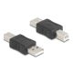 Delock USB 2.0 adapter A-típusú USB apa - B-típusú USB apa (67198)