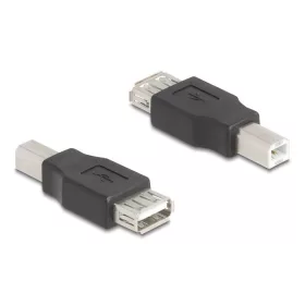   Delock USB 2.0 adapter B-típusú USB apa   A-típusú USB anya (67199)