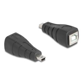   Delock USB 2.0 adapter Mini USB 5 tűs apa   B-típusú USB anya (67200)