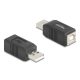 Delock USB 2.0 adapter A-típusú USB apa   B-típusú USB anya (67202)