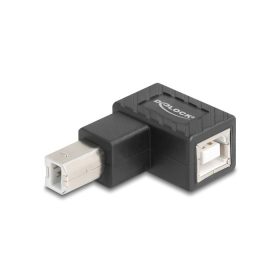  Delock USB 2.0 adapter B-típusú USB apa   B-típusú USB anya 90 -ban felfelé hajlított (67205)