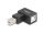Delock USB 2.0 adapter B-típusú USB apa   B-típusú USB anya 90 -ban jobbra hajlított (67206)
