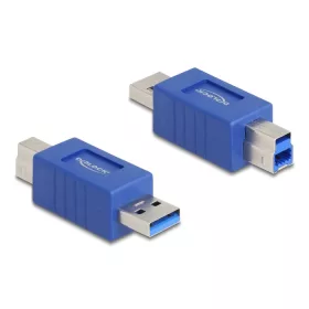   Delock USB 5 Gbps adapter A-típusú USB apa   B-típusú USB apa (elforgatott elrendezés) (67213)