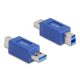 Delock USB 5 Gbps adapter A-típusú USB apa   B-típusú USB apa (elforgatott elrendezés) (67213)