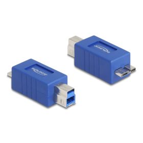   Delock USB 5 Gbps adapter B-típusú USB apa   USB Micro-B apa (elforgatott elrendezés) (67215)
