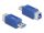 Delock USB 5 Gbps adapter A-típusú USB apa   B-típusú USB anya (elforgatott elrendezés) (67217)