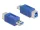 Delock USB 5 Gbps adapter A-típusú USB apa   B-típusú USB anya (elforgatott elrendezés) (67217)
