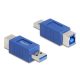 Delock USB 5 Gbps adapter A-típusú USB apa   B-típusú USB anya (elforgatott elrendezés) (67217)