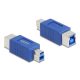 Delock USB 5 Gbps adapter B-típusú USB apa   anya csatlakoztató takarékos (67229)
