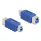 Delock USB 5 Gbps adapter B-típusú USB apa   anya csatlakoztató takarékos (67229)