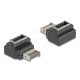 Delock Adapter USB 10 Gbps E-típusú A kulcs apa   anya hajlított (67237)