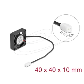 Delock Axiális ventilátor 5 V DC, 40 x 40 x 10 mm fekete