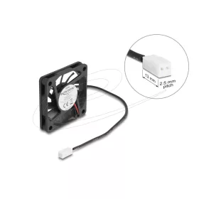 Delock Axiális ventilátor 5 V DC, 60 x 60 x 10 mm fekete