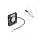 Delock Axiális ventilátor 5 V DC, 60 x 60 x 10 mm fekete