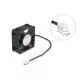 Delock Axiális ventilátor 5 V DC, 60 x 60 x 25 mm fekete
