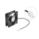 Delock Axiális ventilátor 5 V DC, 80 x 80 x 25 mm fekete