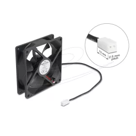 Delock Axiális ventilátor 5 V DC, 92 x 92 x 25 mm fekete
