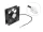 Delock Axiális ventilátor 5 V DC, 92 x 92 x 25 mm fekete