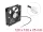 Delock Axiális ventilátor 5 V DC, 120 x 120 x 25 mm fekete