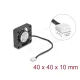 Delock Axiális ventilátor 12 V DC, 40 x 40 x 10 mm fekete