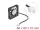 Delock Axiális ventilátor 12 V DC, 60 x 60 x 10 mm fekete