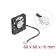 Delock Axiális ventilátor 12 V DC, 60 x 60 x 10 mm fekete