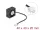 Delock Axiális ventilátor 24 V DC, 40 x 40 x 20 mm fekete