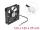 Delock Axiális ventilátor 24 V DC, 120 x 120 x 25 mm fekete