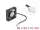 Delock Axiális ventilátor 12 V DC, 50 x 50 x 10 mm fekete