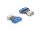 Delock Adapter USB 5 Gbps 20 tűs csatlakozó aljzat   USB 5 Gbps E típusú B kulcsos aljzat