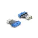 Delock Adapter USB 5 Gbps 20 tűs csatlakozó aljzat   USB 5 Gbps E típusú B kulcsos aljzat