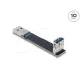 Delock USB 10 Gbps adapter USB A-típusú aljzat   dugó csatlakozó, 90 -ban hajlított