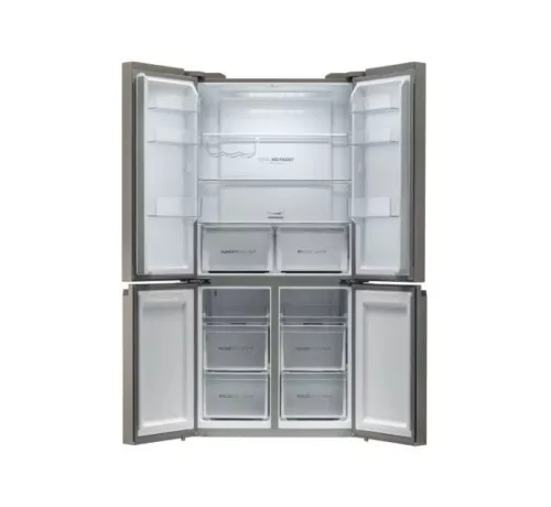 Haier HCR5919ENMM négyajtós hűtőszekrény, 643 liter, New Platinum Inox