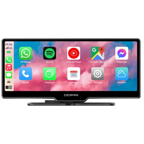 DDPAI M5S Car Stereo | Dash camera | 8.9" screen, 1440p camera, Bluetooth 5.0, 5GHz WiFi