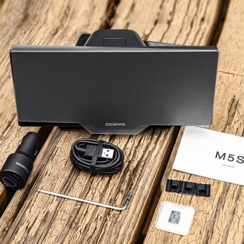 DDPAI M5S Car Stereo | Dash camera | 8.9" screen, 1440p camera, Bluetooth 5.0, 5GHz WiFi