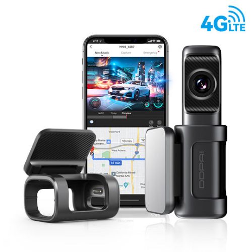 DDPAI MINI 5 4G | Dash camera | 4K 2160p, GPS, WiFi