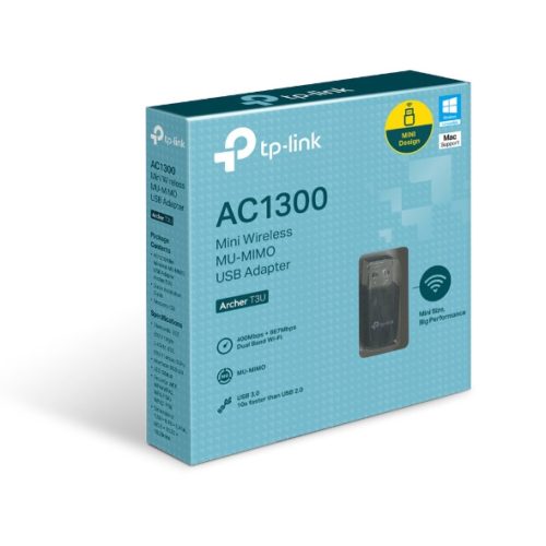 TP-Link Archer T3U Mini | WiFi USB Adapter | MU-MIMO AC1300 2,4GHz, 5GHz