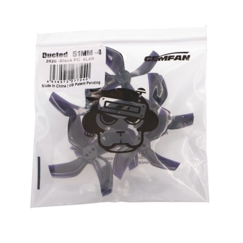 Gemfan 2020 Four-blade Propellers Black | Drone Propellers | 8 pcs
