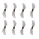 Gemfan 45mm Two-blade Propellers Gray | Drone Propellers | 8 pcs