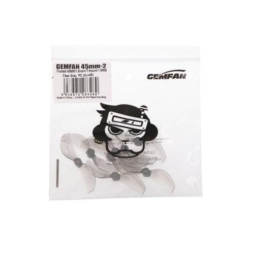 Gemfan 45mm Two-blade Propellers Gray | Drone Propellers | 8 pcs