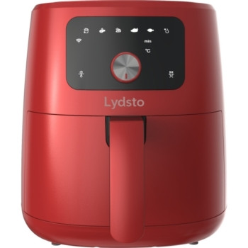 Xiaomi Lydsto XXL Airfryer 5L Nagy Kapacitású Okos Légsütő 1700w, Időzítő, Tapadásmentes bevonat, Extra grillrács, Kikapcsolási memória, Piros
