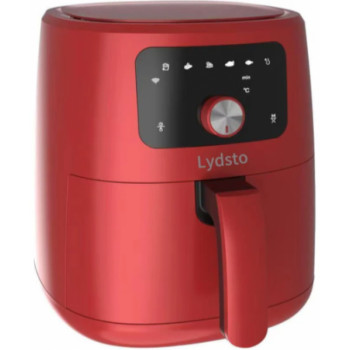 Xiaomi Lydsto XXL Airfryer 5L Nagy Kapacitású Okos Légsütő 1700w, Időzítő, Tapadásmentes bevonat, Extra grillrács, Kikapcsolási memória, Piros
