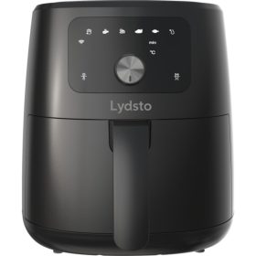   Xiaomi Lydsto XXL Airfryer 5L Nagy Kapacitású Okos Légsütő 1700w, Időzítő, Tapadásmentes bevonat, Extra grillrács, Kikapcsolási memória, Fekete