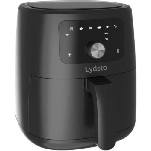 Xiaomi Lydsto XXL Airfryer 5L Nagy Kapacitású Okos Légsütő 1700w, Időzítő, Tapadásmentes bevonat, Extra grillrács, Kikapcsolási memória, Fekete