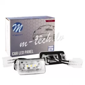   M-Tech, Rendszámtábla Világítás Led 2 db Lp-P206 Peugeot/Citroen