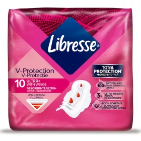 Libresse egészségügyi betét 10 db Ultra Normal szárnyas